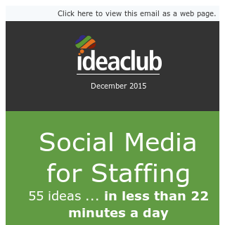 Master social media for staffing - in 22 minutes a day!