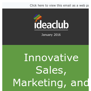 30 Innovative Sales, Marketing & Recruiting Ideas (eBook inside)