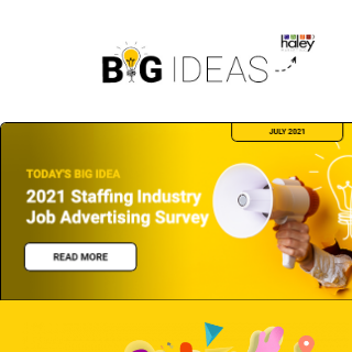 [Big Ideas] 2021 Staffing Industry Job Advertising Report