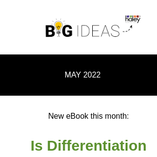 [eBook] Is Differentiation Bullsh!t?