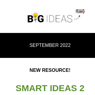 [BIG IDEAS] Big Highlights for September